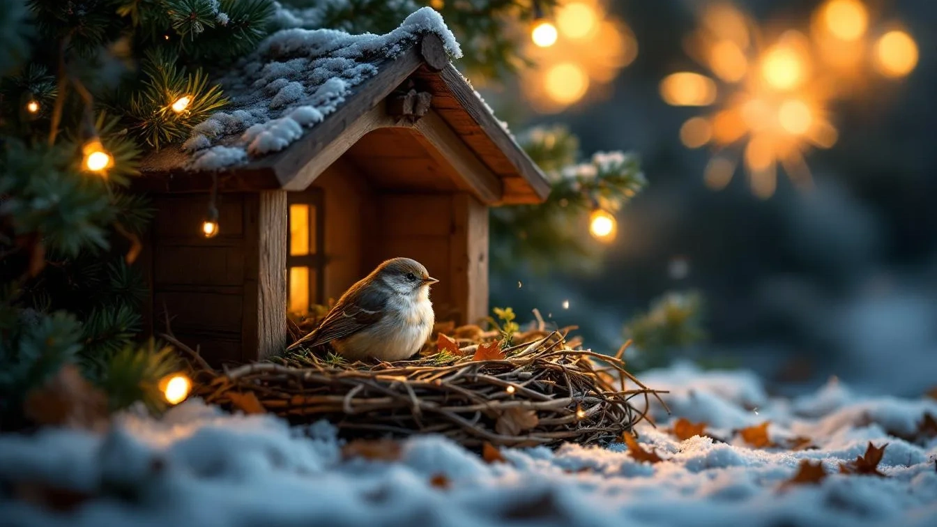 Tuinvogels overleven de oudejaarsnacht alleen als ze een veilige schuilplaats vinden