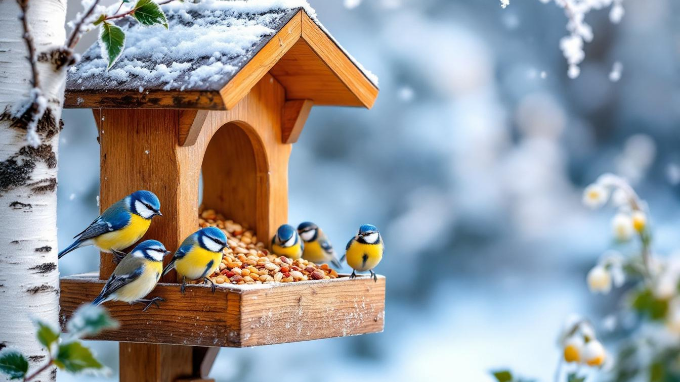 Tuinvogels zijn vandaag het meest afhankelijk van jouw voedertafel van het hele jaar