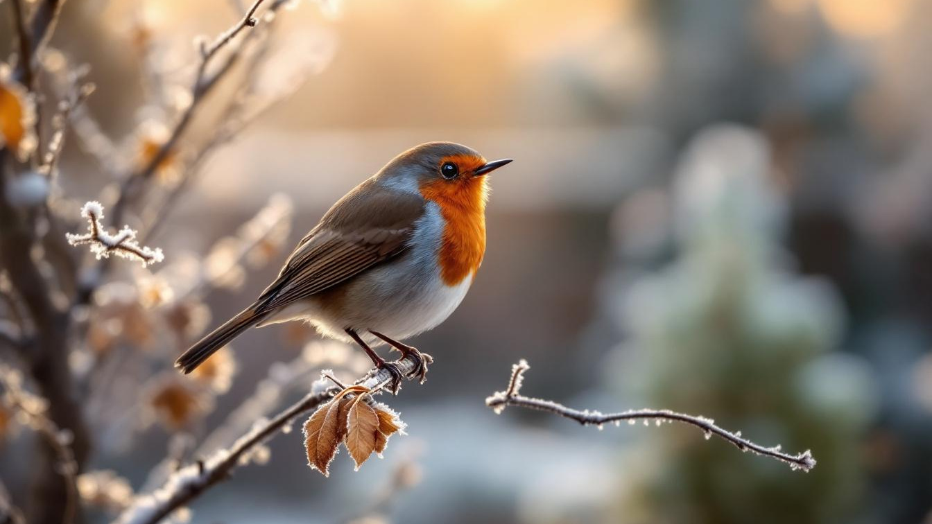 Vogelkenners ontdekken dat roodborstjes in de winter hun territorium verkleinen tot 1 tuin