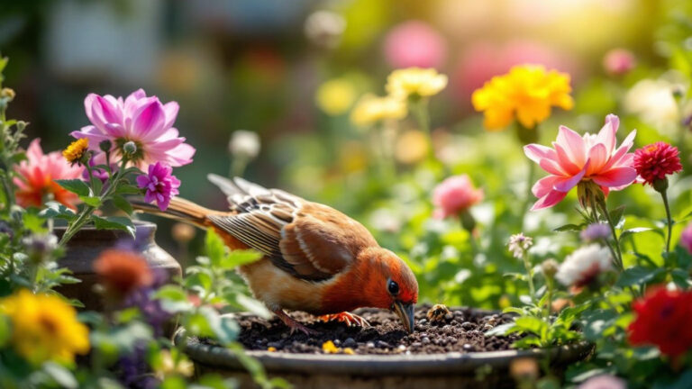 Vogels helpen in de tuin: eenvoudige tips