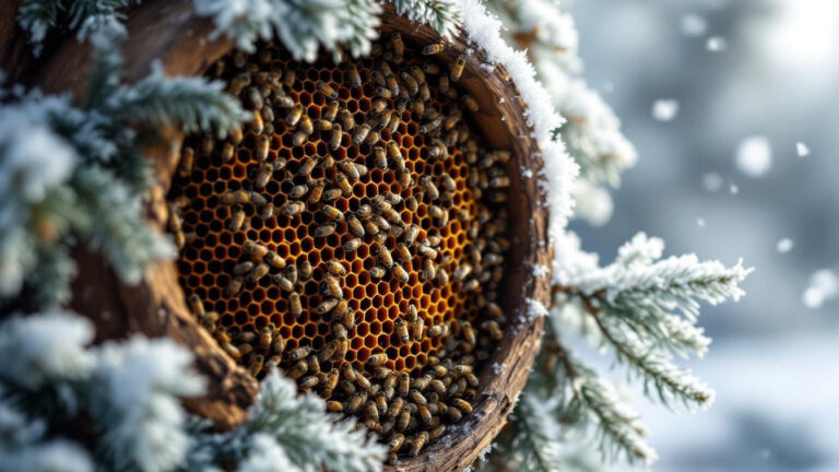 Wat gebeurt er met bijen in de winter?