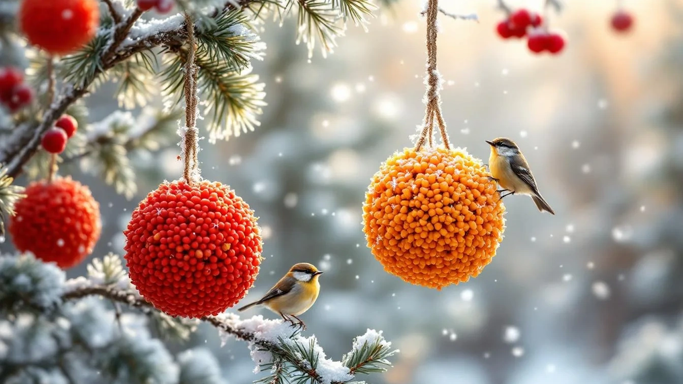 Zet nu extra vetbollen buiten want vogels moeten voor vanavond hun reserves opbouwen